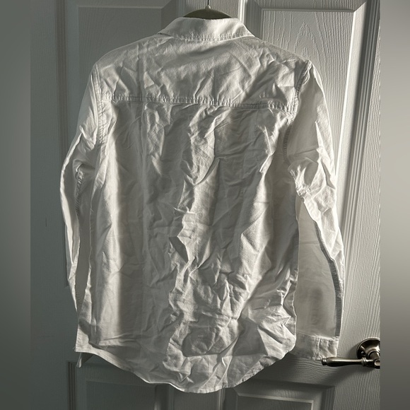 Children’s Place White Button-up Shirt with Left Pocket - Picture 7 of 8